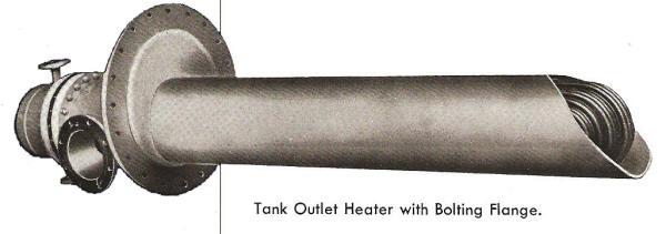 Tank Outlet Heater with Bolting Flange
